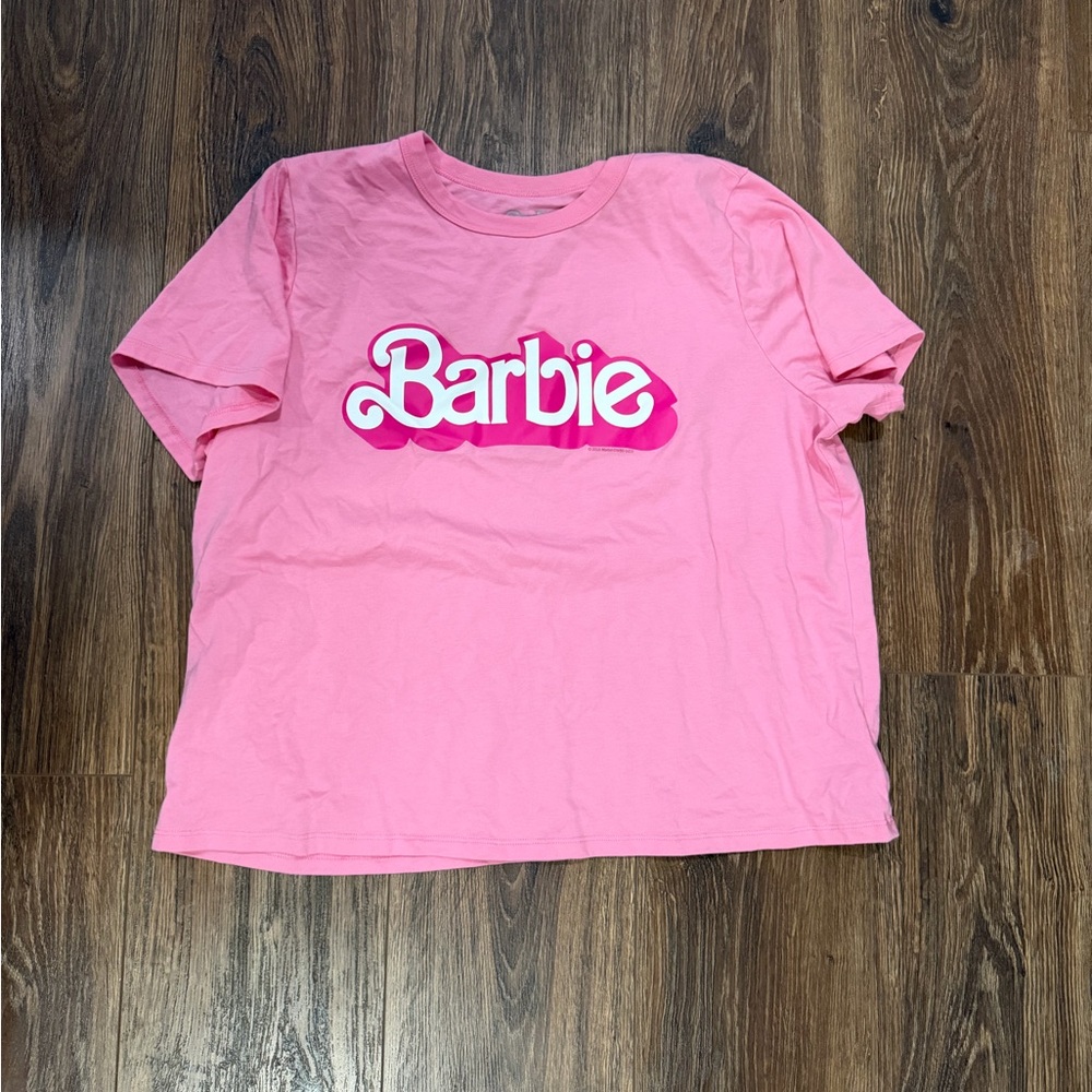 Old Navy Pink Barbie Short Sleeve Tee